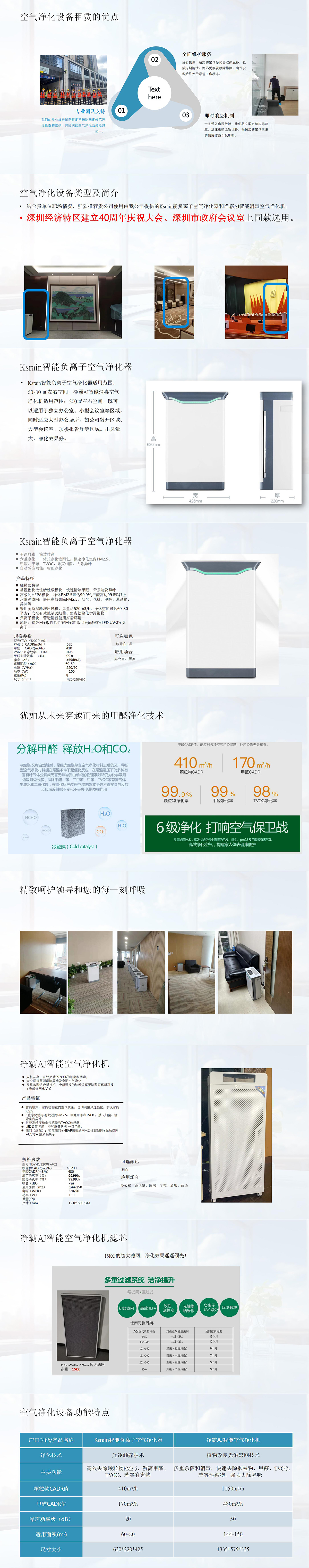 天天插网空氣淨化器租賃方案網站（zhàn）使用資料版本2024